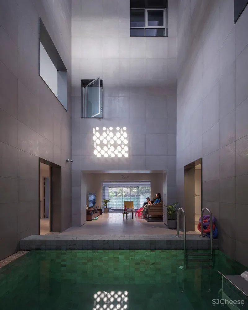 泰国镂空混凝土砖住宅 / all(zone)