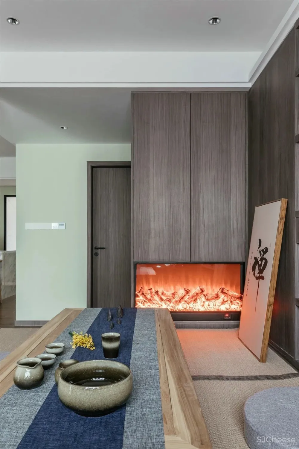 木质简约风丨原木色与白色搭配,真是美