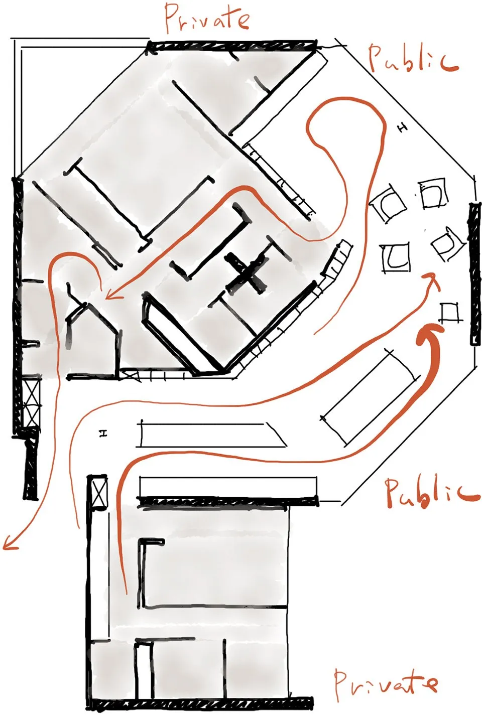 八角·三线 + 一方，台北 / 创研空间