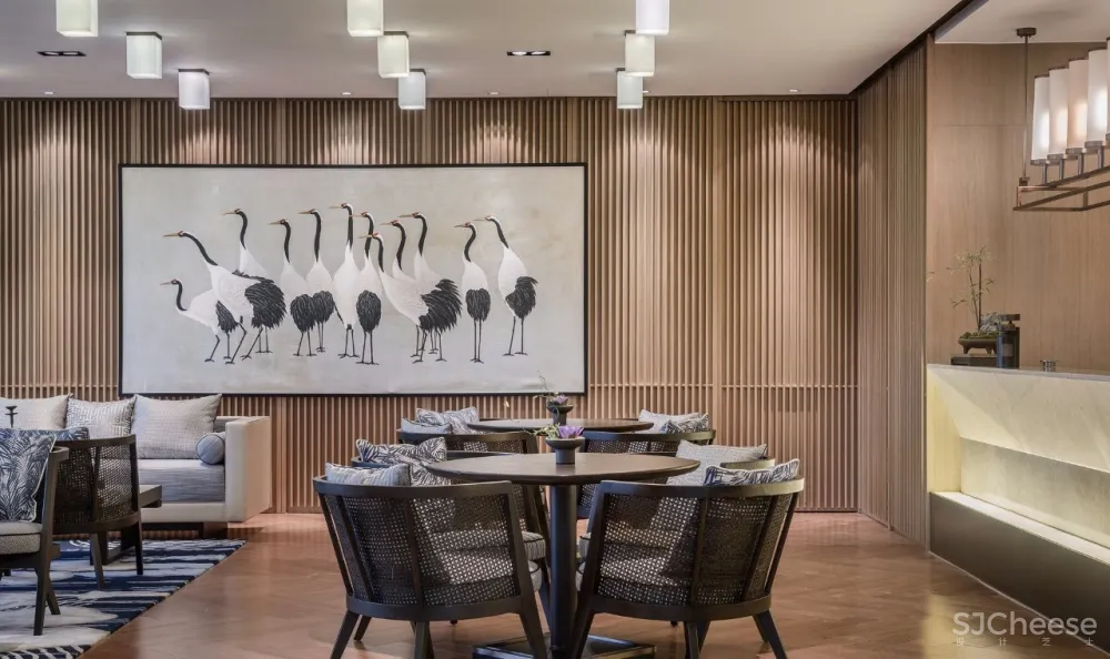 【达观设计新作】将“东方园林”的概念植入1200㎡售楼处室内设计