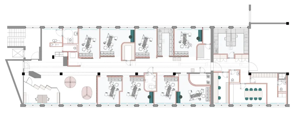 首发 | Berghain designers Studio Karhard:都市概念酷吧牙科诊所