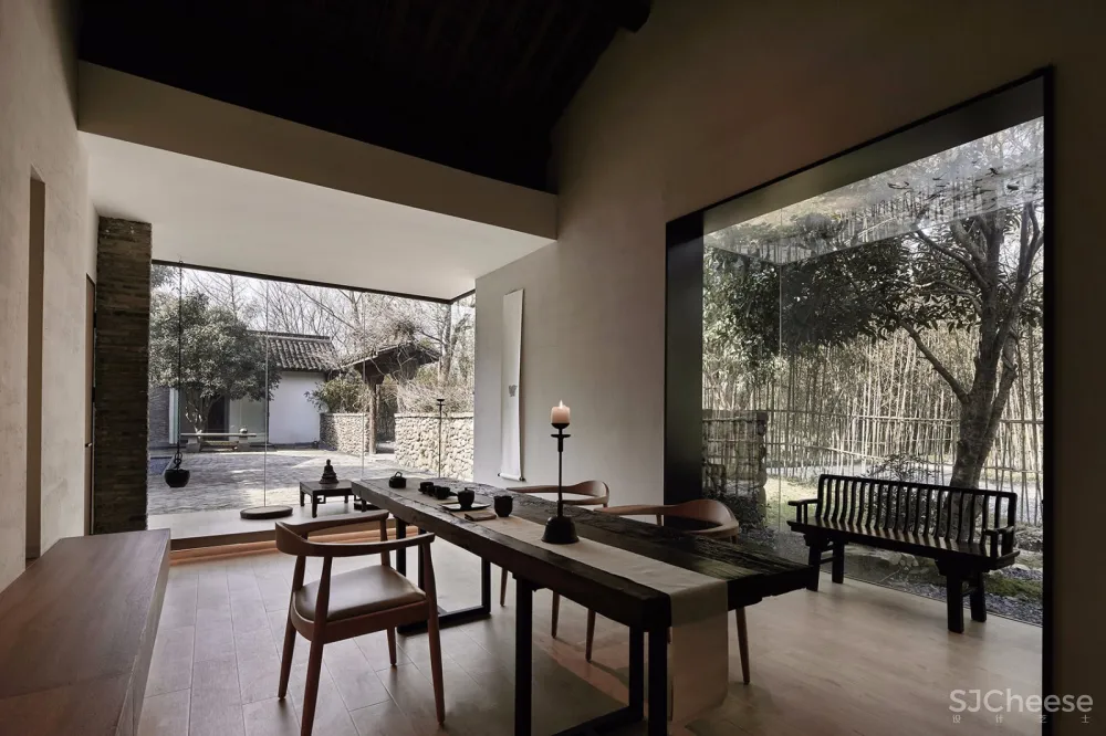 最新 | 杭州时上建筑空间设计:无界 · 西溪茶室