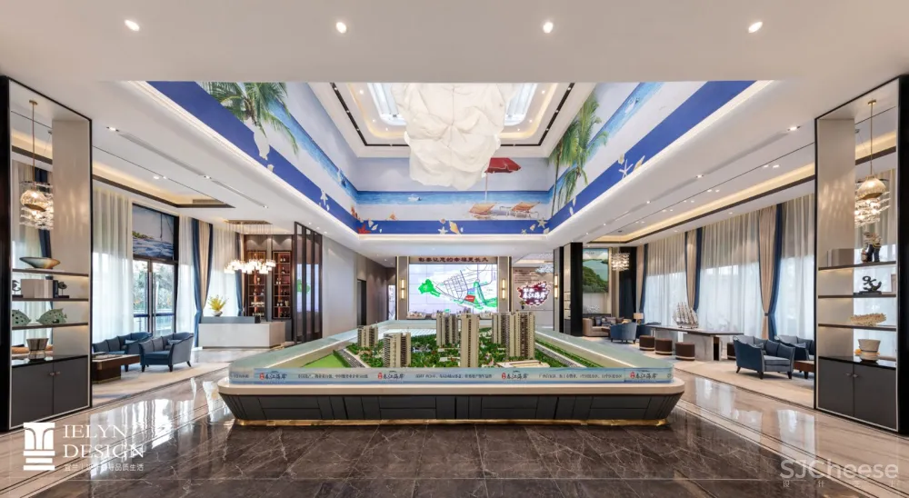 宜兰设计:北海春江海岸售楼部