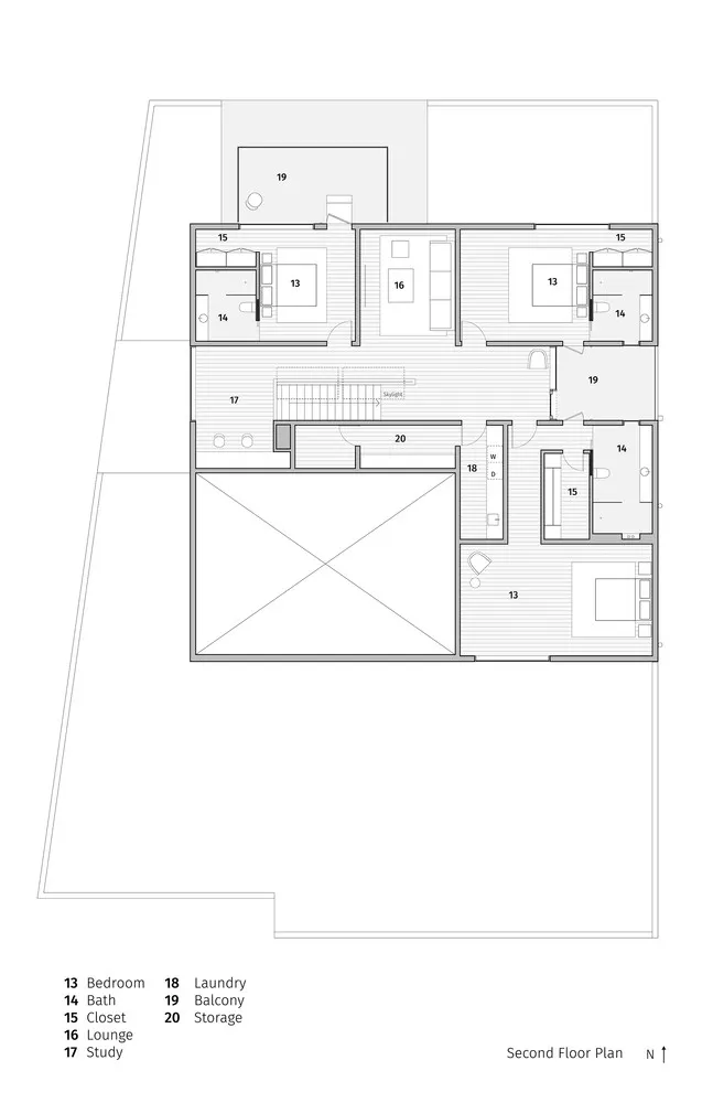 首发 | Studio YUDA:美国现代住宅 Lane B House
