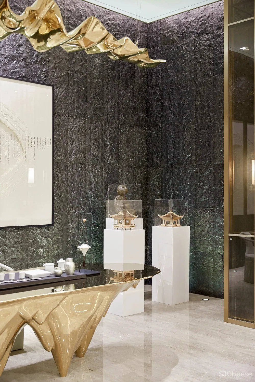 新亚洲东方美学售楼中心设计方案丨演绎空间的意境之美