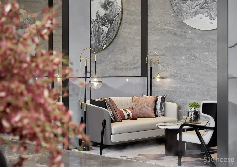 禾悉设计新作:光之韵律售楼中心丨设计脱胎于电影艺术的蒙太奇手法