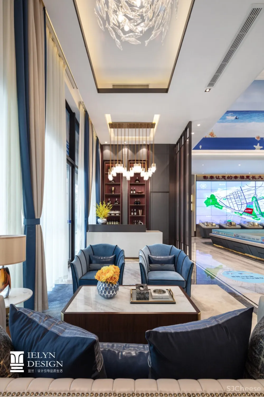 宜兰设计:北海春江海岸售楼部