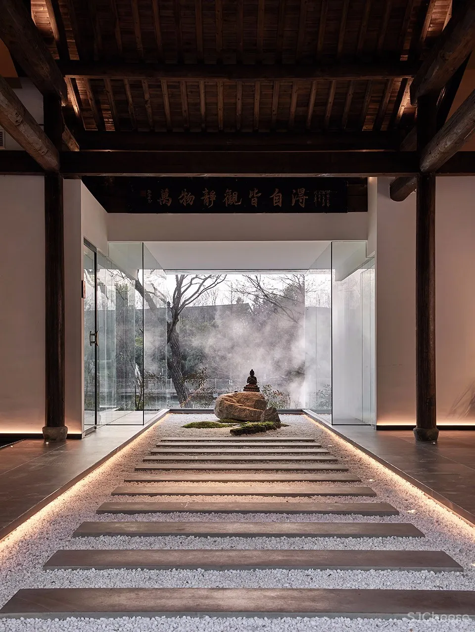 最新 | 杭州时上建筑空间设计:无界 · 西溪茶室