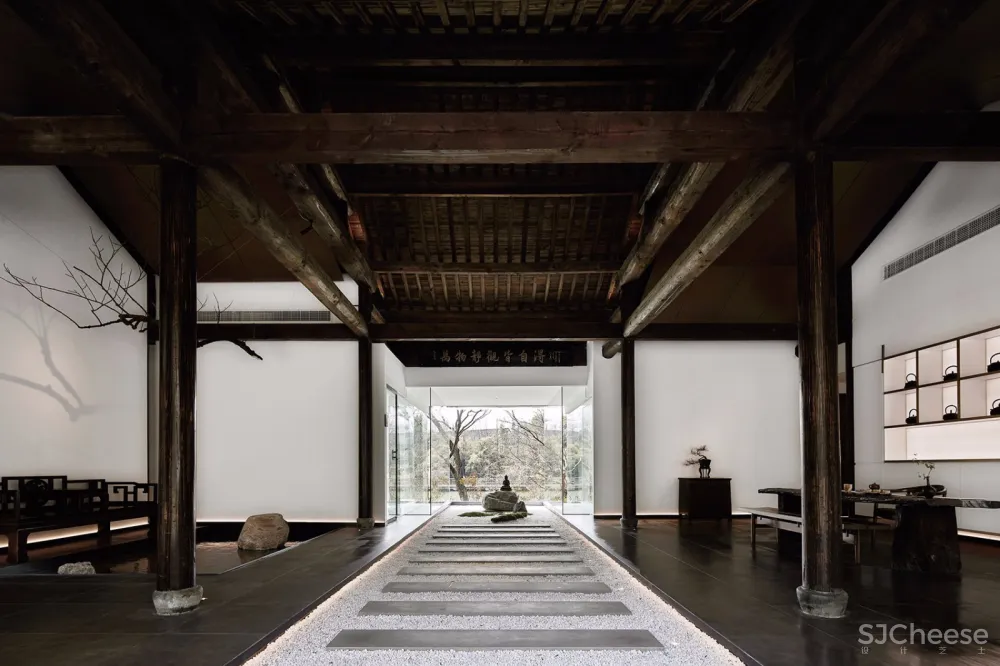 最新 | 杭州时上建筑空间设计:无界 · 西溪茶室