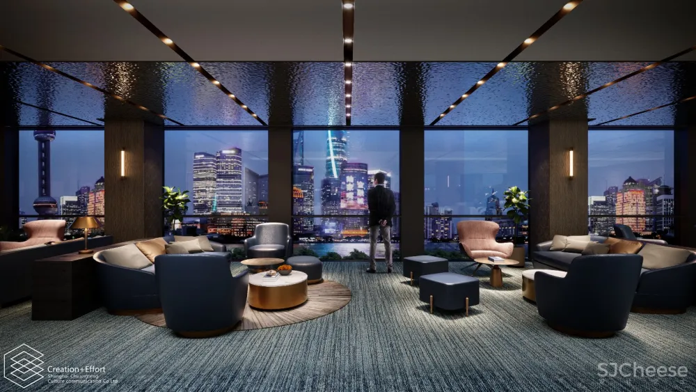 过往效果图案例第五弹~公建夜景~