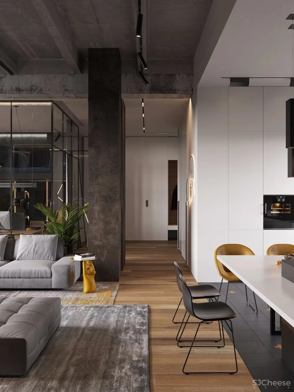 136㎡ 轻工业风丨每一个设计都值得参考