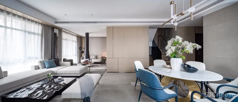 【派尚设计新作】300 ㎡超凡脱俗的臻品别墅项落地设计方案