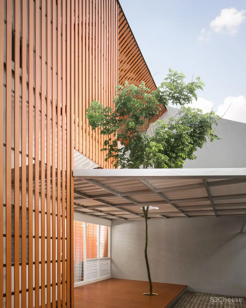 木栅住宅/ Aaksen Responsible Architecture