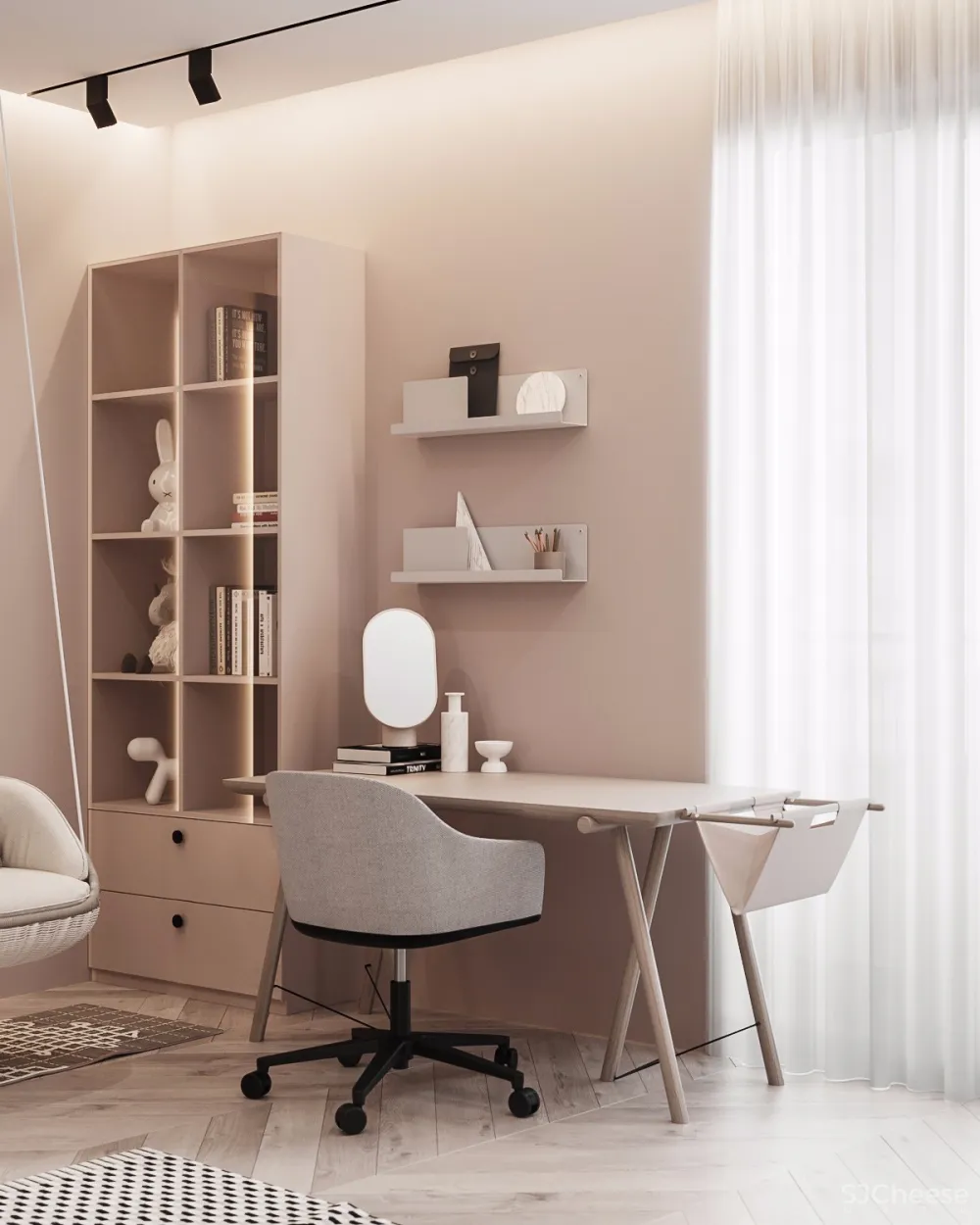 105㎡ 简约+高级灰+轻奢丨最理想的家就长这样