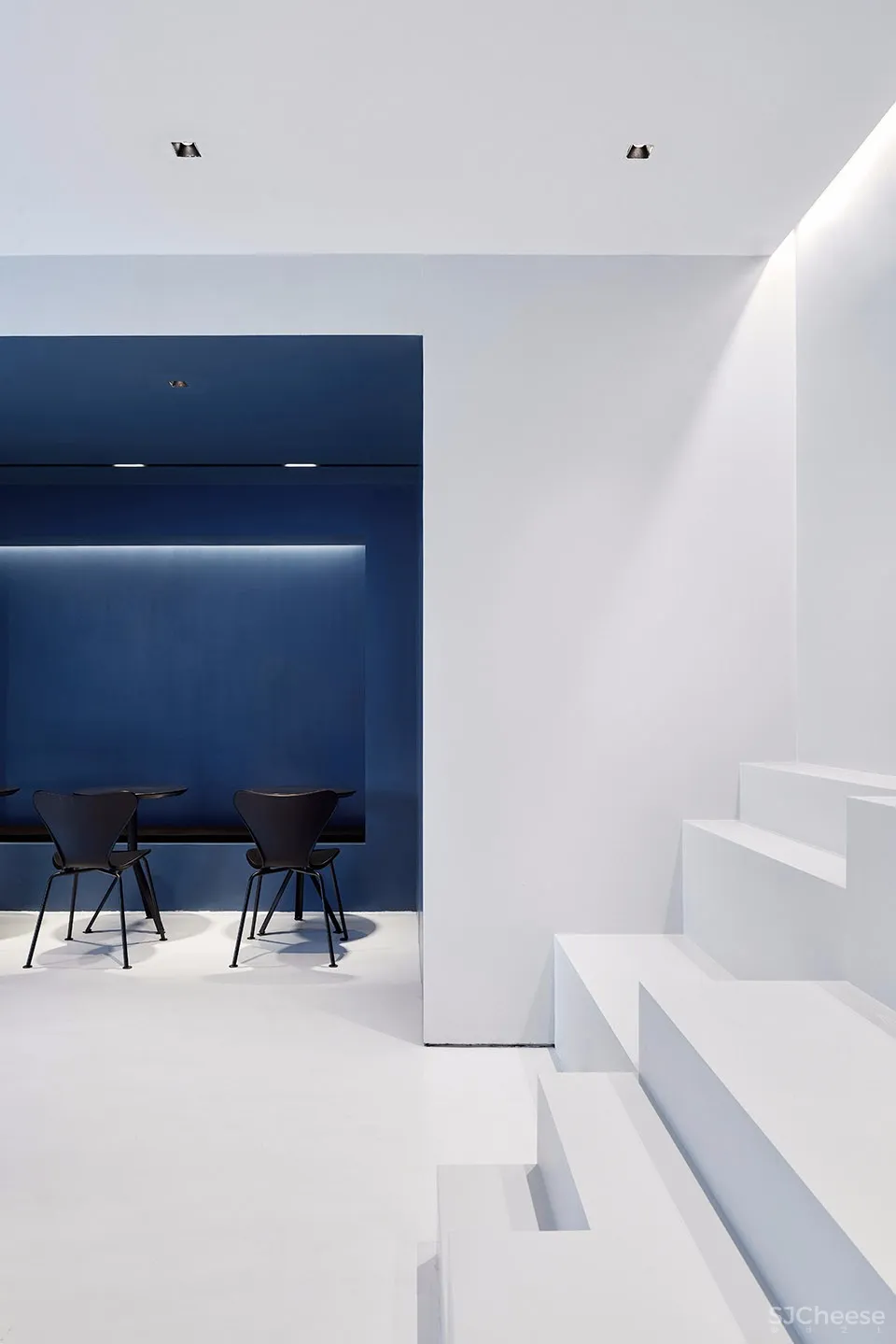 新作 | 大成设计：一半深蓝，一半浅灰 – ULUCKY甜品店