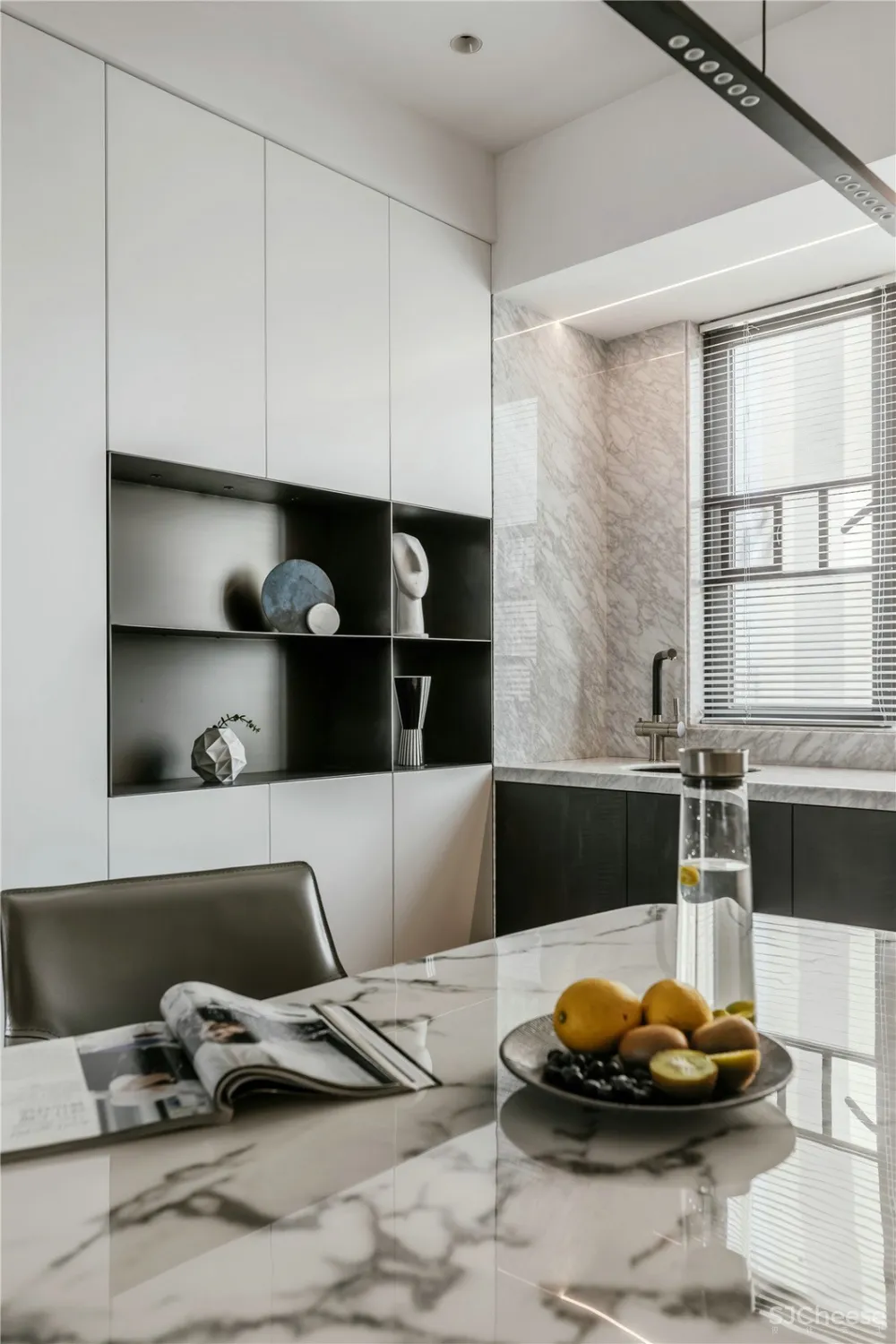 木质简约风丨原木色与白色搭配,真是美