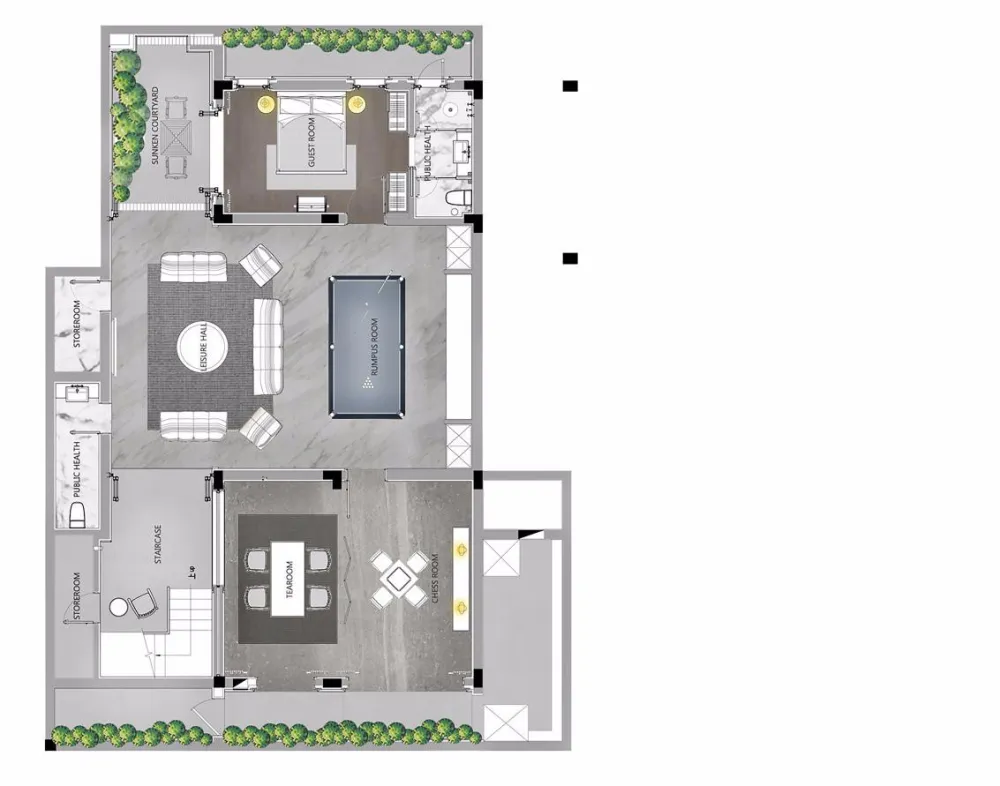 700㎡超级梦幻的花园大别墅丨打造栖居自然而现代的生活