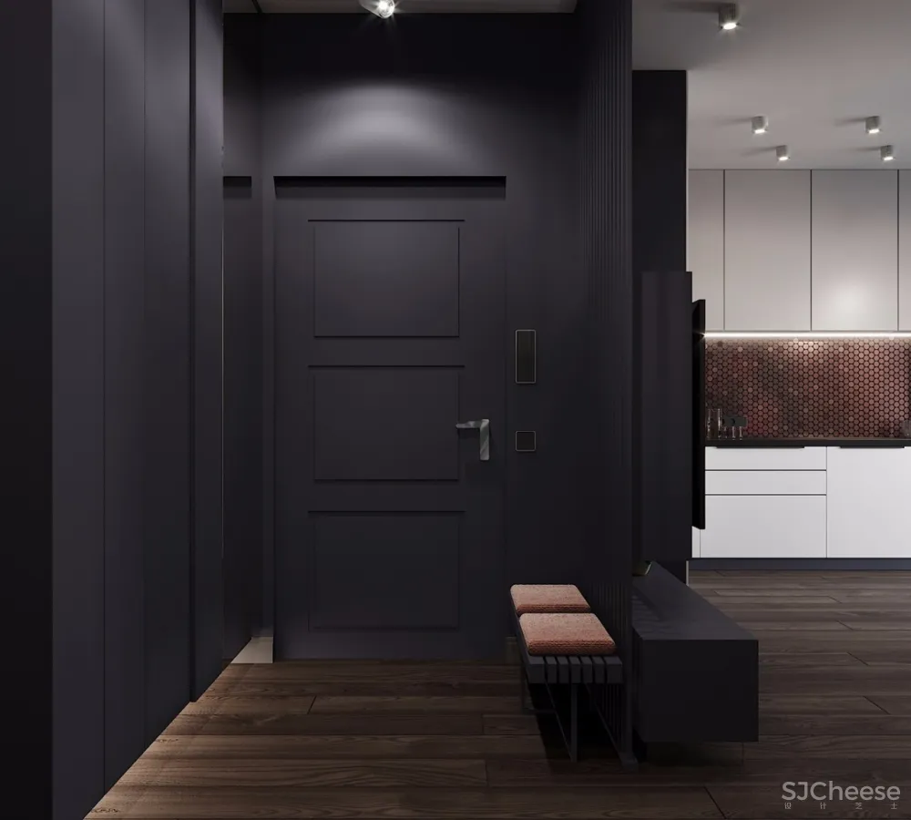 66㎡ 的公寓丨竟能设计出2室1厅和独立马桶间