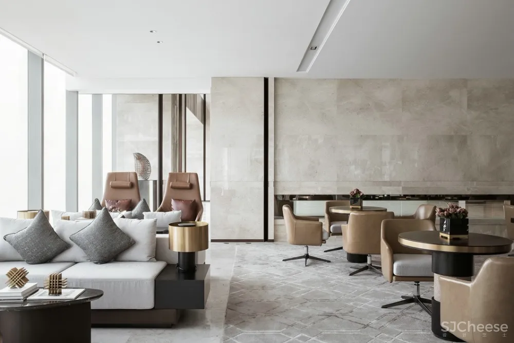 高级灰丨演绎奢侈办公头等舱