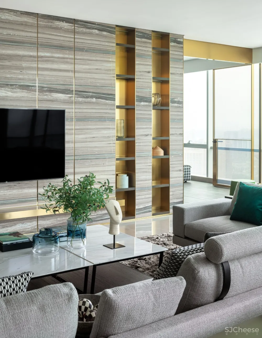 壹舍新作 | 自由、舒适、联动,看顶级大平层演绎别样都市生活!——花样年集团成都花漾锦江M户型样板间