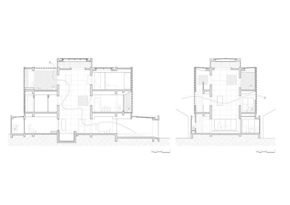 泰国镂空混凝土砖住宅 / all(zone)