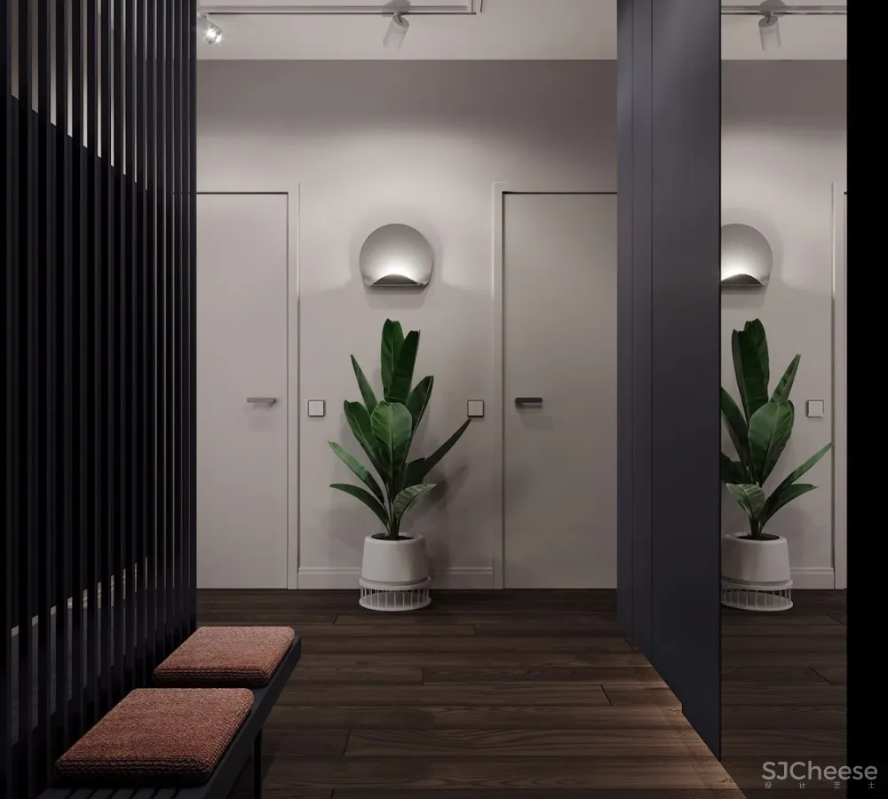 66㎡ 的公寓丨竟能设计出2室1厅和独立马桶间