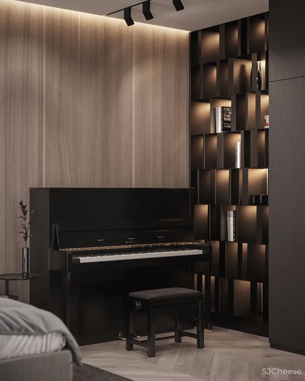 105㎡ 简约+高级灰+轻奢丨最理想的家就长这样