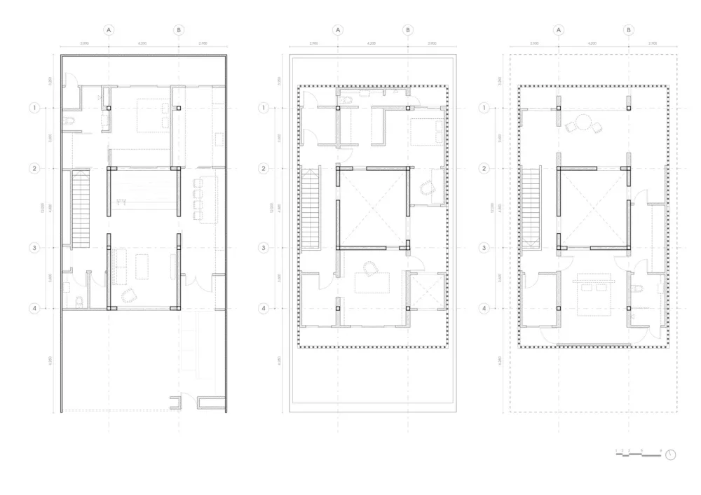泰国镂空混凝土砖住宅 / all(zone)