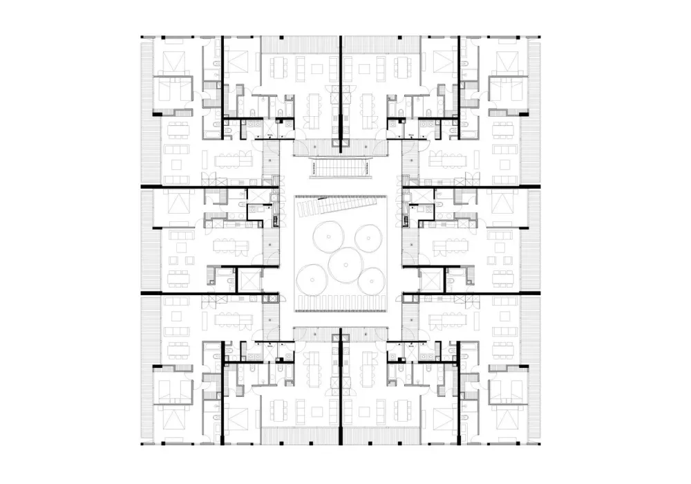 Talhouk + Arquitectos Asociados:智利工业风公寓楼 Echenique 46 Building
