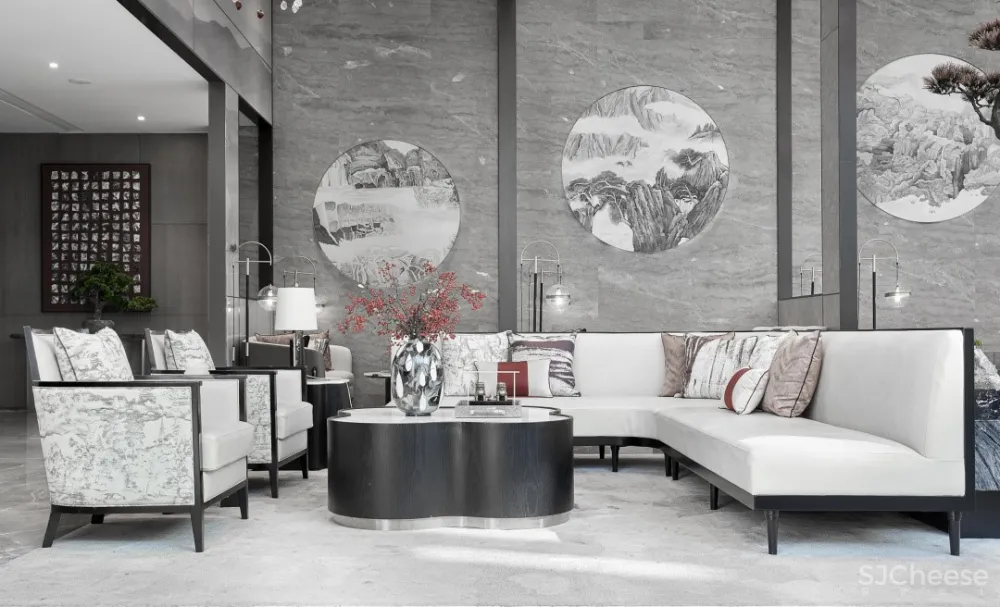 禾悉设计新作:光之韵律售楼中心丨设计脱胎于电影艺术的蒙太奇手法