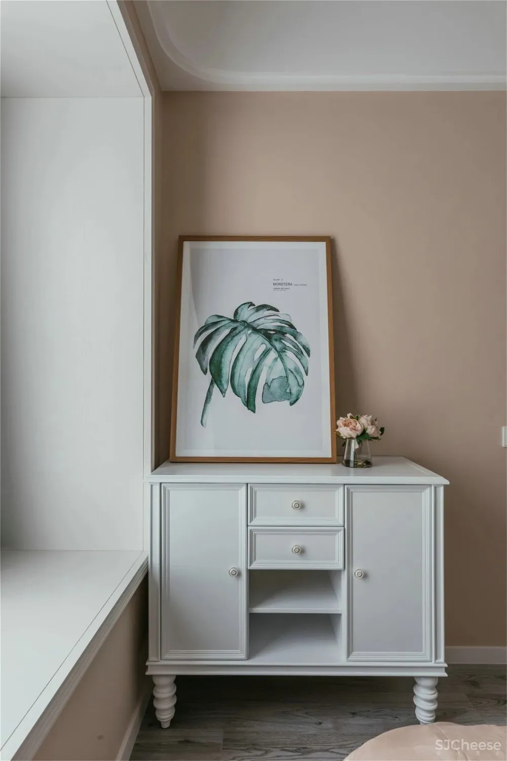 木质简约风丨原木色与白色搭配,真是美