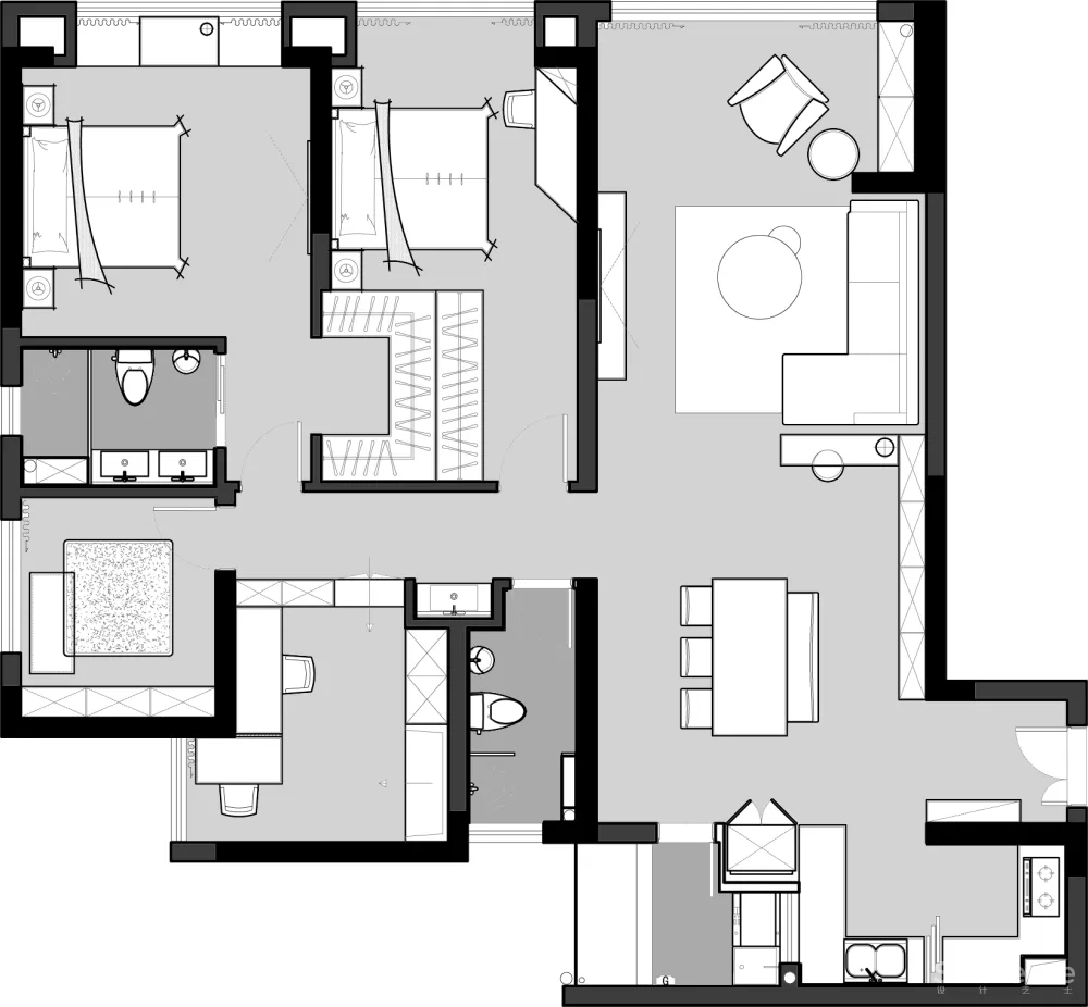 新作002 | 花砖图册,一个可以随时坐下看书的家