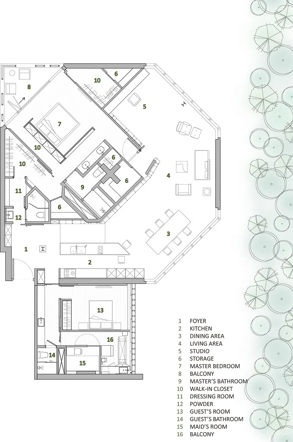 八角·三线 + 一方，台北 / 创研空间