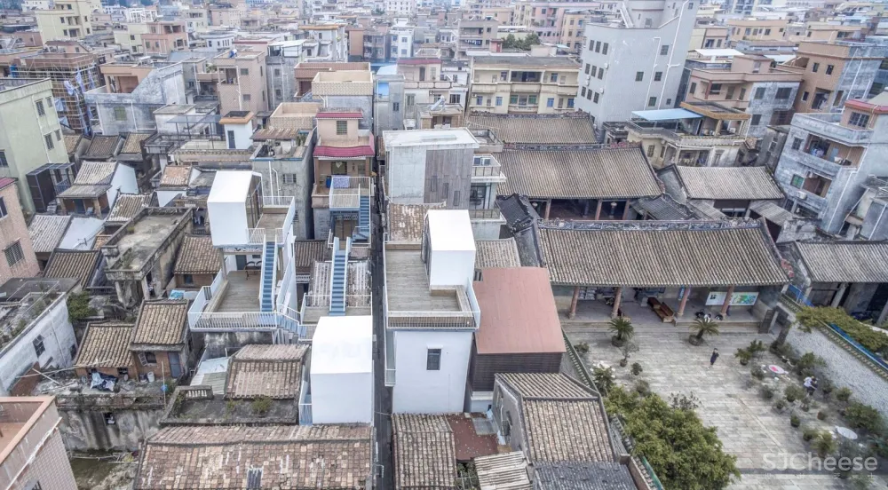 新基白房子民宿群 / 竖梁社建筑