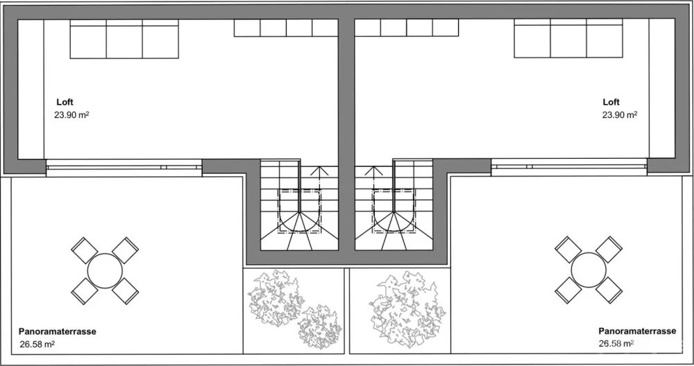 山坡上的半独立式住宅,奥地利 / MWArchitekten