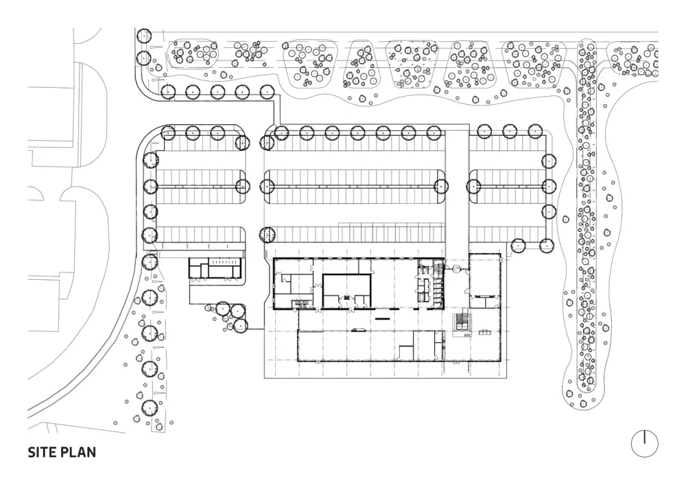 新作 | FaulknerBrowns Architects：蜂窝空间办公场所 Janet Nash House