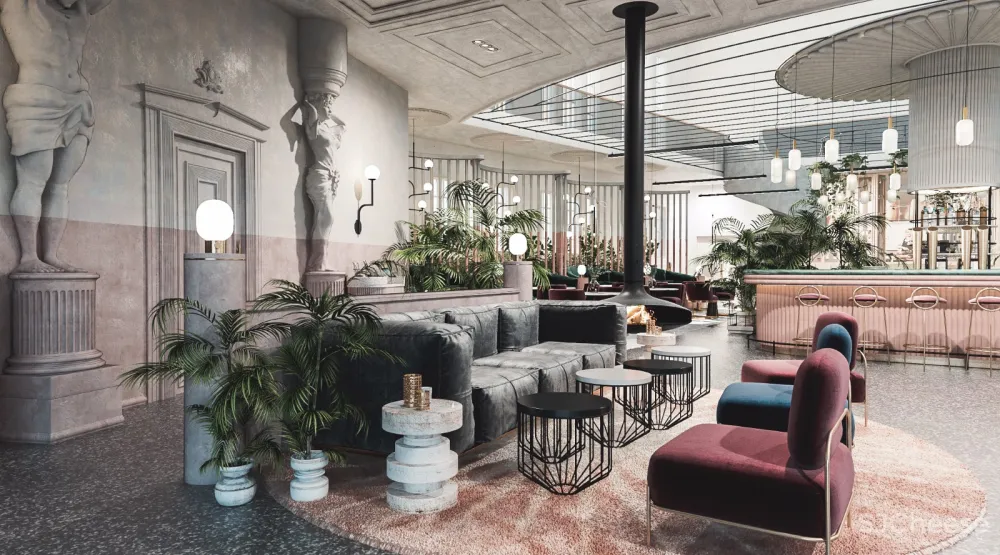 FormRoom新作首发 | 富有黑曜石设计灵感的罗马餐厅KAILO