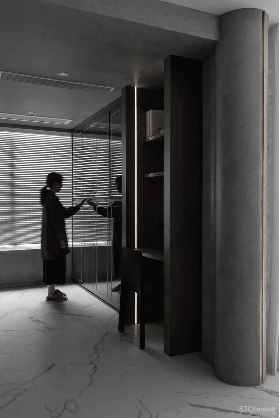 黑白灰+大理石丨更显理性沉稳