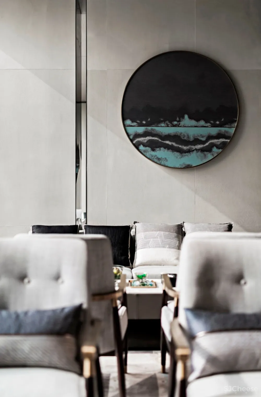 新作 | 长沙卓越青竹湖:静雅高级灰,诠释气度不凡的设计语境