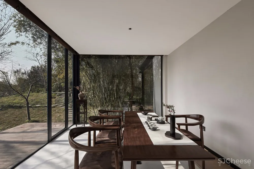 最新 | 杭州时上建筑空间设计:无界 · 西溪茶室