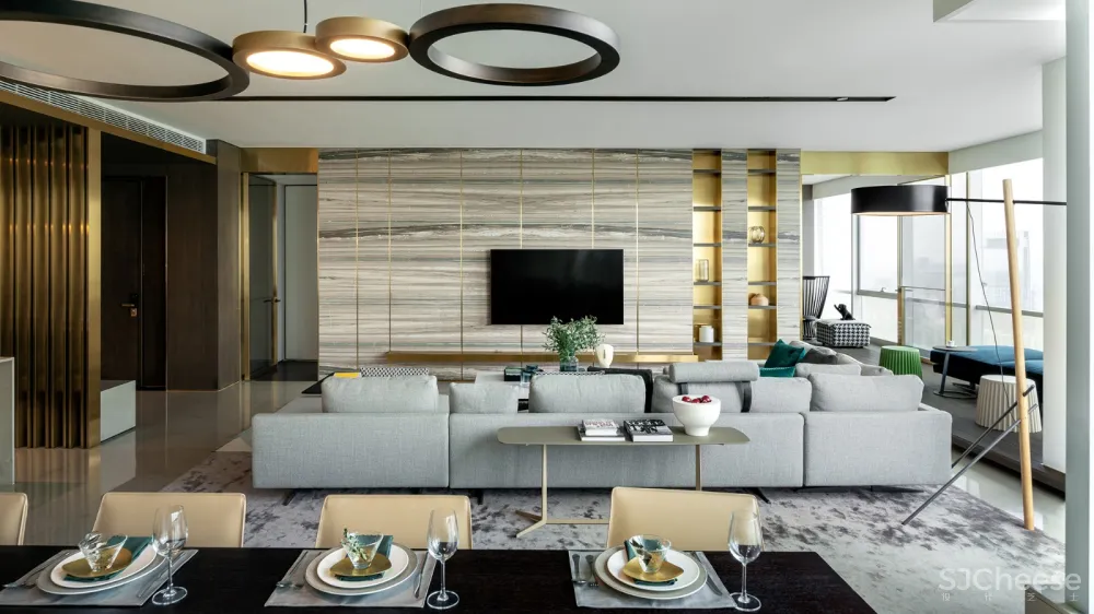 壹舍新作 | 自由、舒适、联动,看顶级大平层演绎别样都市生活!——花样年集团成都花漾锦江M户型样板间