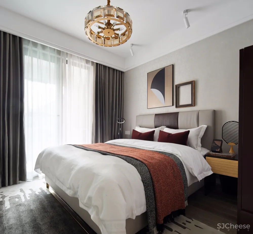 ‘’红梨色‘’点缀的奢丽雅致样板房丨这是一场以取悦自我为主题的视觉盛宴