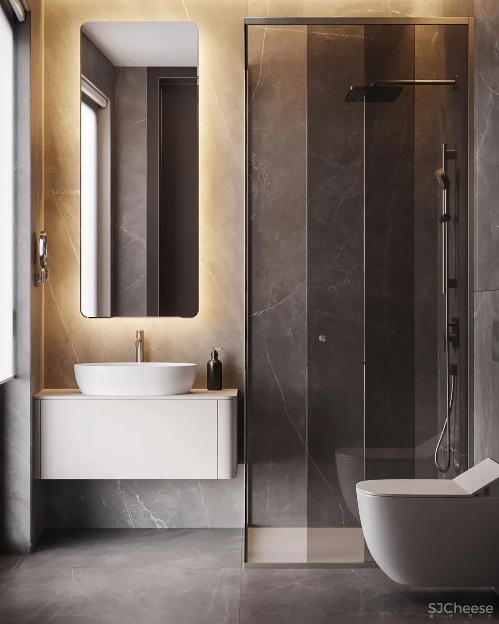 105㎡ 简约+高级灰+轻奢丨最理想的家就长这样