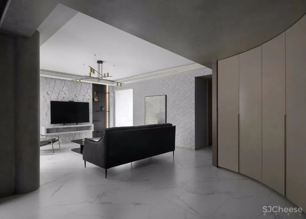 黑白灰+大理石丨更显理性沉稳