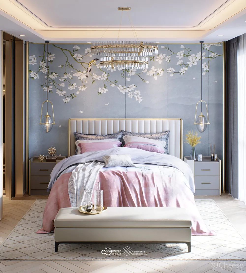 过往效果图案例第七弹~床~创腾文化