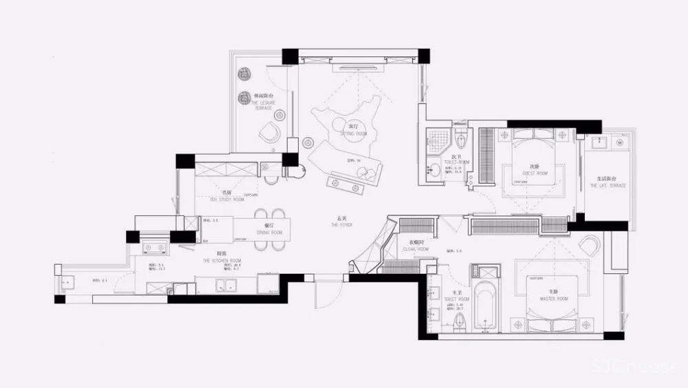 黑白灰+大理石丨更显理性沉稳