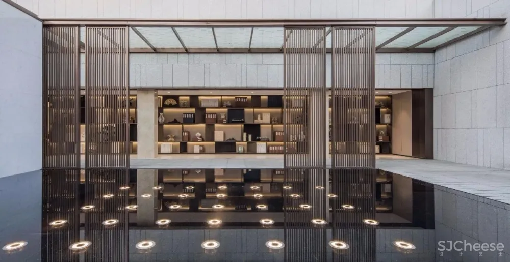 概念来源于《桃花源记》的售楼处设计丨独具文人雅士气质