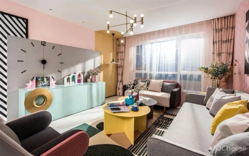 新作| 95㎡甜蜜梦幻色，分分钟撩动你的少女心