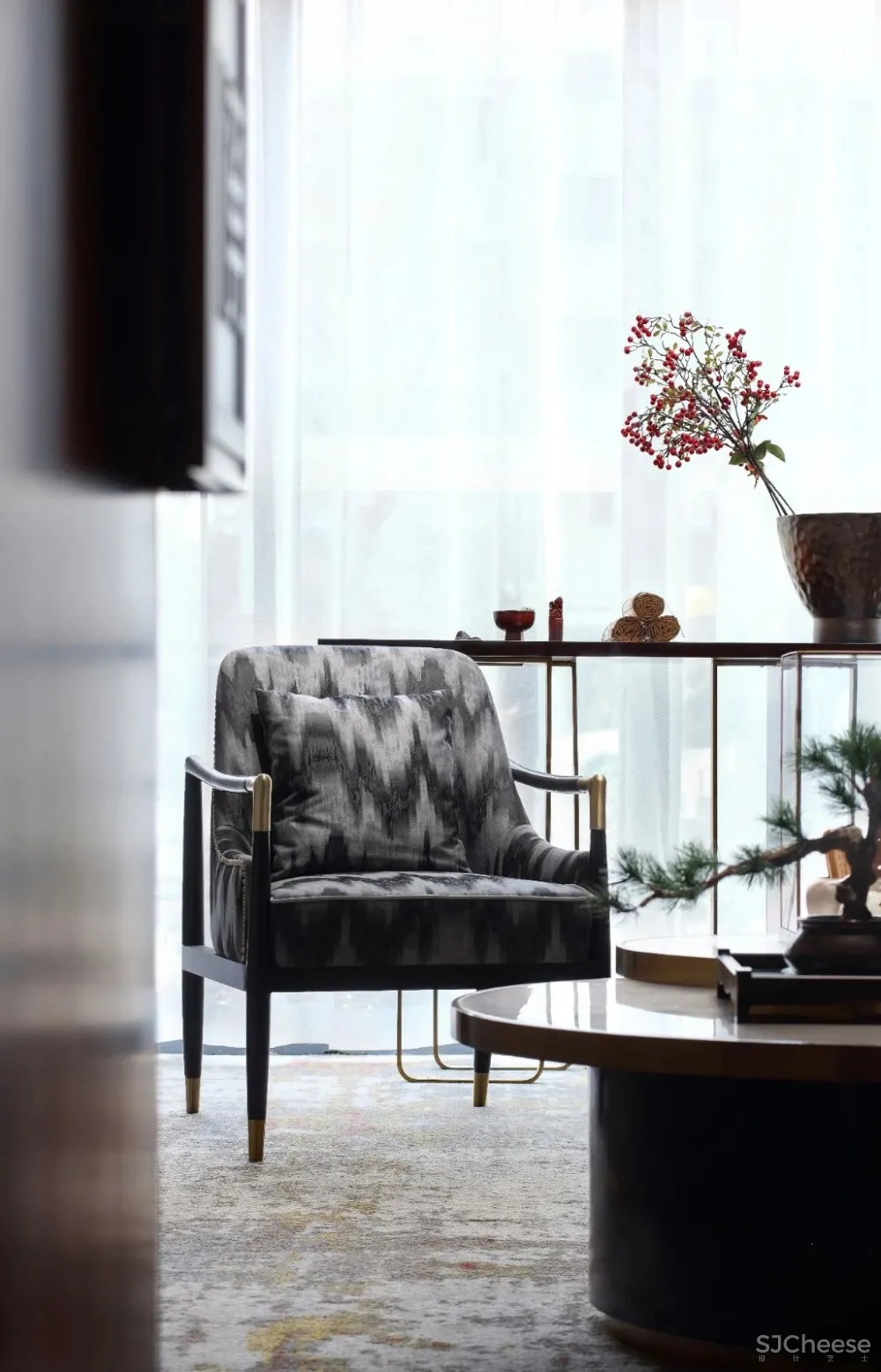 1000㎡新东方风格售楼中心设计丨通过艺术设计诠释东方古典韵味与现代艺术形态