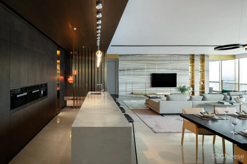 壹舍新作 | 自由、舒适、联动,看顶级大平层演绎别样都市生活!——花样年集团成都花漾锦江M户型样板间